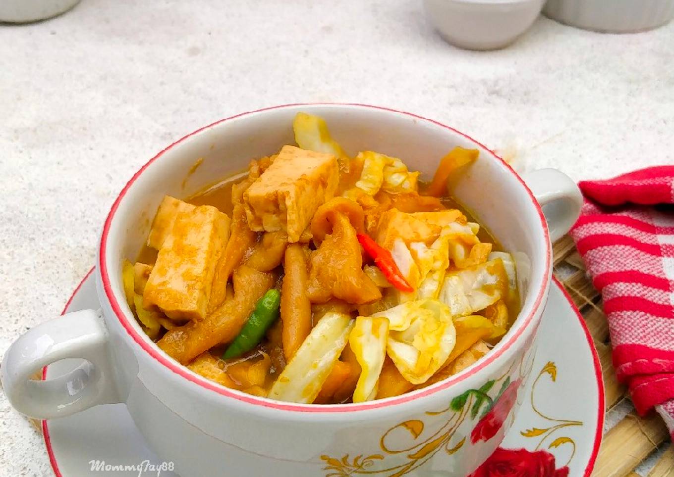 Tongseng Tahu Jamur