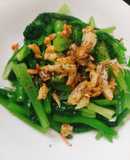 Cải ngồng xào tỏi