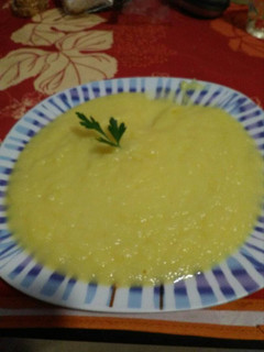 Una foto de Crema de calabacín