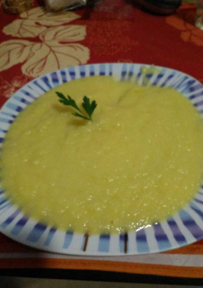Una foto de Crema de calabacín