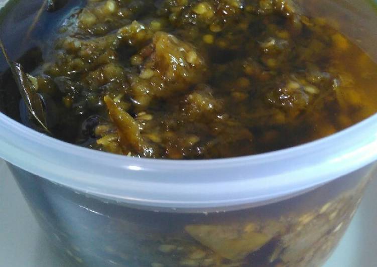 Cara Gampang Menyiapkan Sambal cabe ijo padang, Lezat Sekali