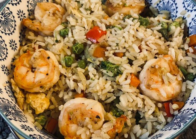 Easiest Way to Make Perfect Shrimp fried-rice