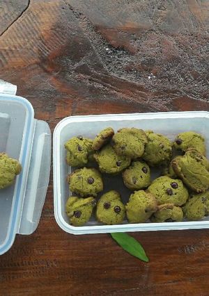 Foto resep Greentea cookies crunchy 💞