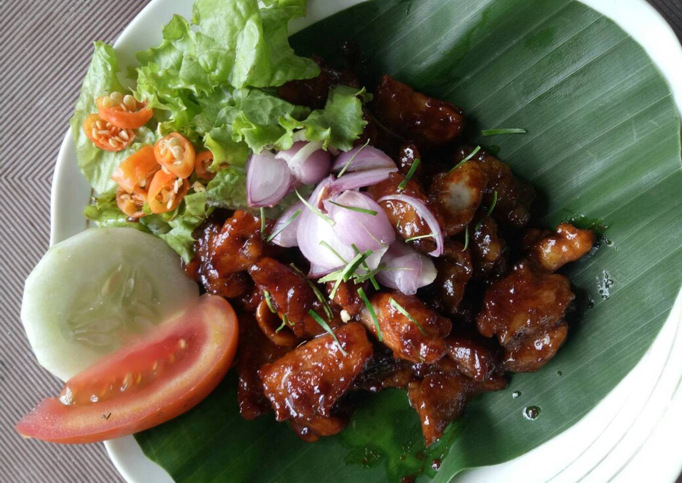 Sate goreng kambing