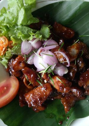 Foto resep Sate goreng kambing