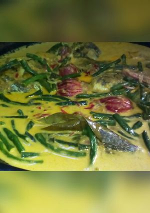 Foto resep Gulai Ikan kacang panjang kecombrang