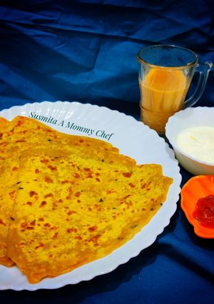 A picture of Dal- oats paratha.