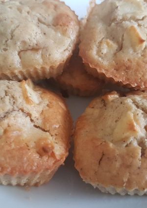 Une photo de Muffins pomme noisette