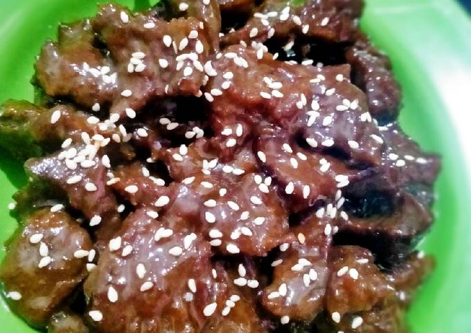 45.Daging Sapi Saus Tiram