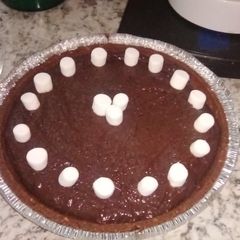 A picture of Best chocolate pudding pie.