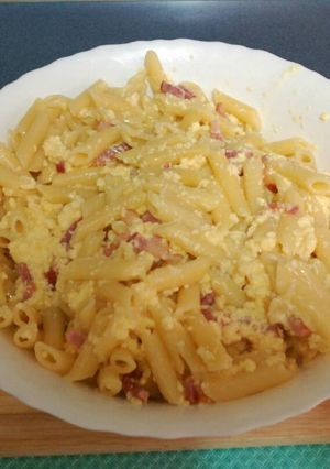 Una foto de Pasta la carbonara
