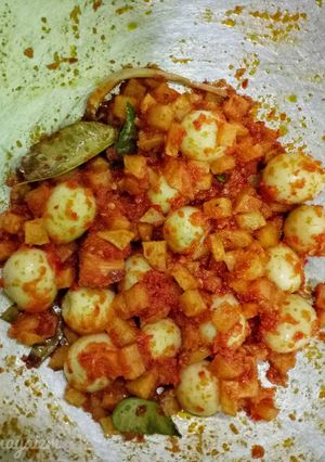 Foto resep Sambal goreng kentang telur puyuh