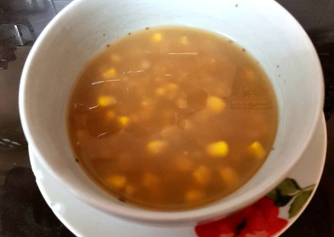 My Barley & Sweetcorn Soup. 😍