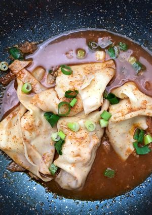 Foto resep Pangsit kuah pedas