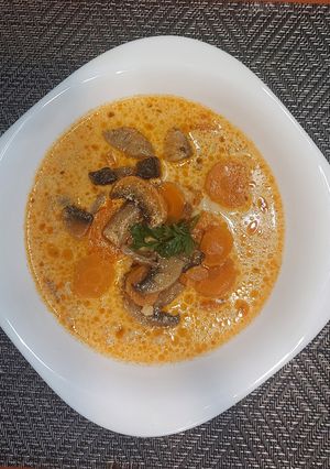 Tejfölös gombaleves recept fotója