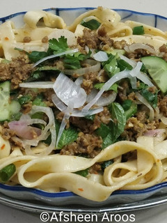 A picture of Thai Larb Salad.