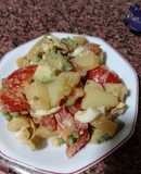 Ensalada de Patatas y Salmón ahumado