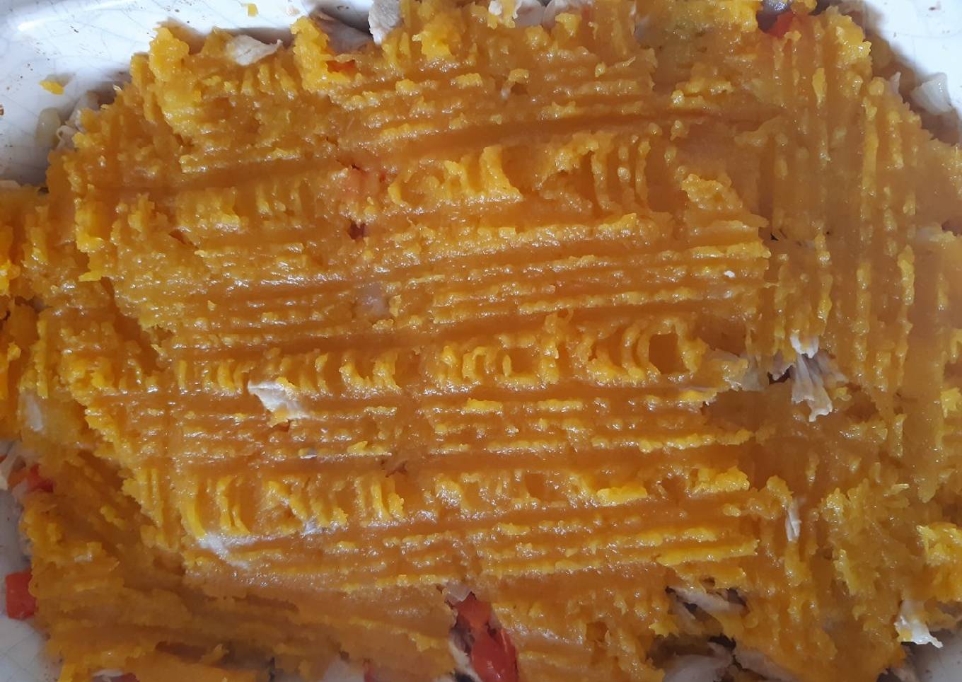 Pastel de Calabaza y Pollo