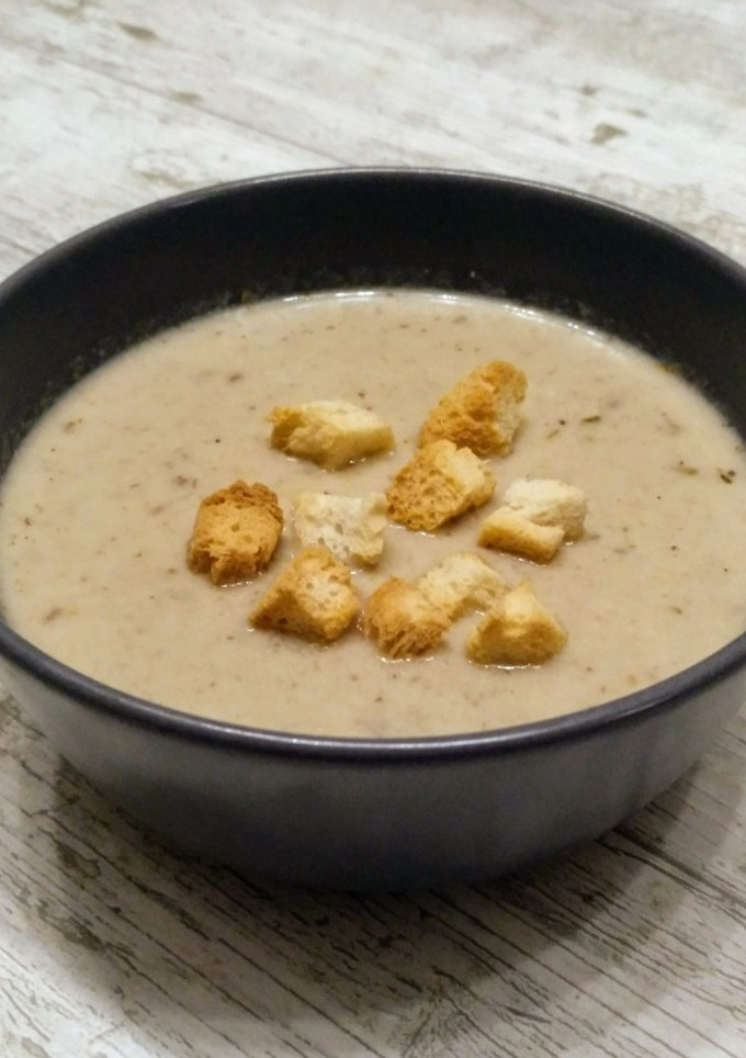 Una foto de Crema de champiñones