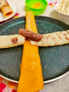 ক্ষীর সহযোগে গুড়ের ও চকোলেট পাটিসাপটা। (Kheer and Chocolate patisapta recipe in bengali) রেসিপির প্রধান ছবি