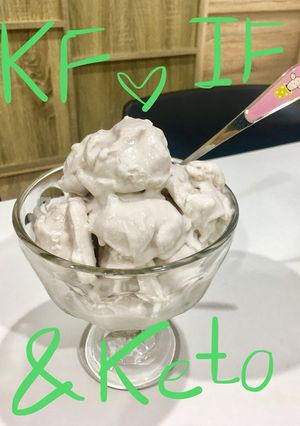 A picture of Easy Keto Coconut & Almond Milk Ice Cream.