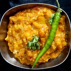 A picture of Green gourd gheeya.