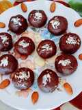 Healthy tasty nutritious energy packed sweet badam pisin ladoo