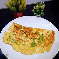 A picture of Egg omelette.