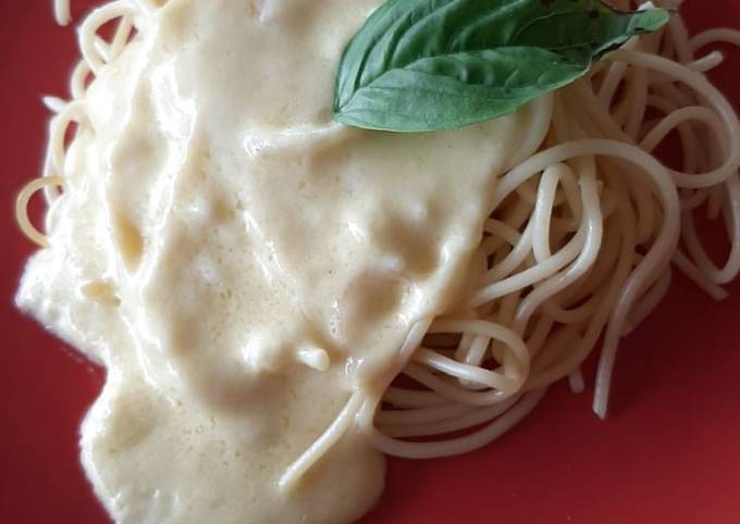 Easiest Way to Prepare Perfect White Cream Pasta for Breakfast Recipe