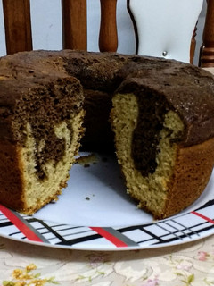 Una foto de Torta marmolada
