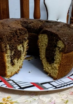 Una foto de Torta marmolada