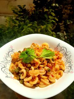 عکسی از دستور 🇮🇹 پاستا با سس نخودفرنگی (pasta with pea ragu) (وگان 🌿)