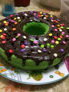 Foto resep Brownies Kukus Pandan Coklat