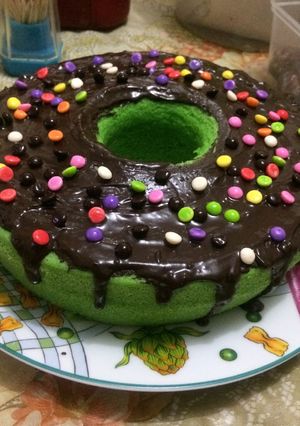 Foto resep Brownies Kukus Pandan Coklat
