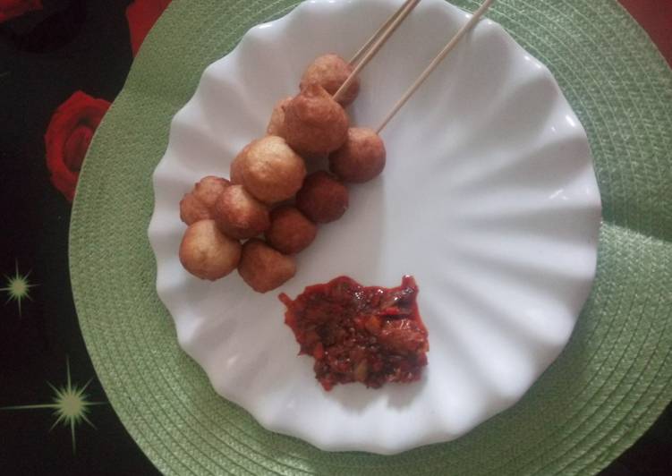 Easiest Way to Make Speedy Puff-Puff &amp; Pepper Sauce