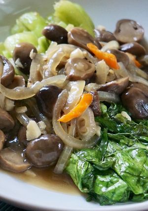 Foto resep Baby Pakcoy Cah Jamur