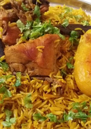 صورة لوصفة كبسه لذيذة على طريقه الشيف اميرة شنب 😊