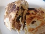 Wrap με ομελέτα και μανιτάρια