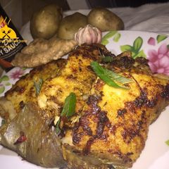 A picture of Grilled fish.
