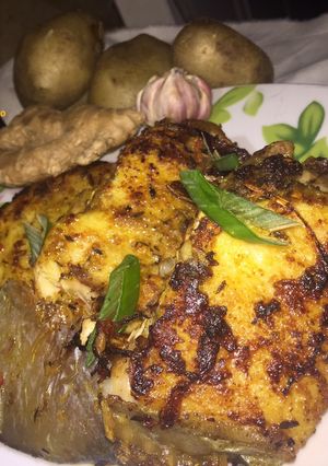 A picture of Grilled fish.