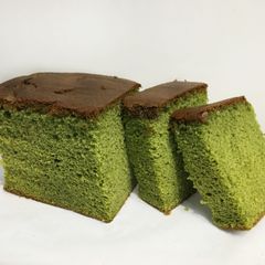 A picture of Matcha Castella Sponge Cake.
