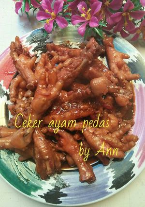 Foto resep Ceker ayam bumbu pedas