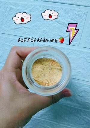Hình của món Bột tỏi cho bé.