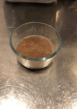 A picture of Flax Egg.