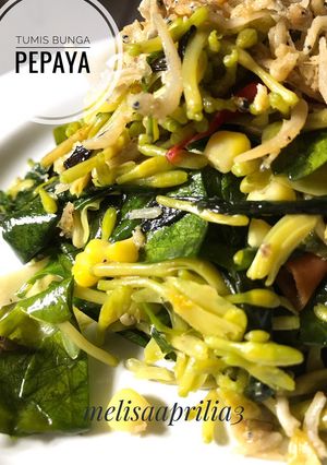 Foto resep Tumis bunga pepaya
