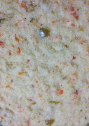 A picture of Vegetable Rawa dhokla.