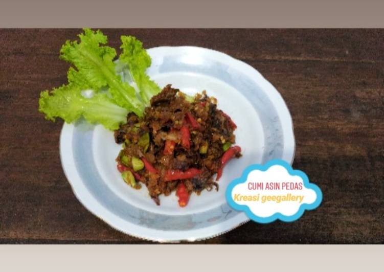 138. Sambal Cumi asin pedas