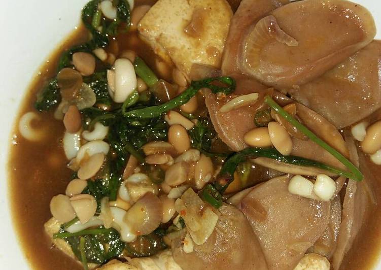 Resep Kangkung saus tiram tauco yang Enak