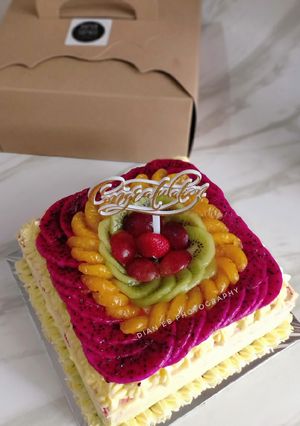 Foto resep Rainbow Cake Ny. Liem Super Lembut