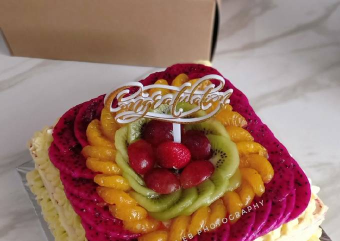 Rainbow Cake Ny. Liem Super Lembut